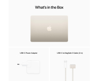 APPLE MacBook Air M2 8-core CPU/8-core GPU/256GB SSD/13,6"/Starlight MLY13ZE/A - 1047373 - zdjęcie 11